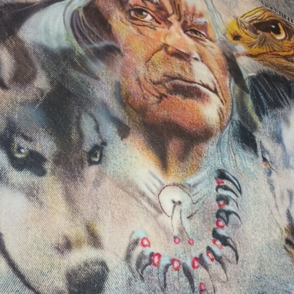 International Denim Vintage Handpainted Jacket - Picture 8 of 10